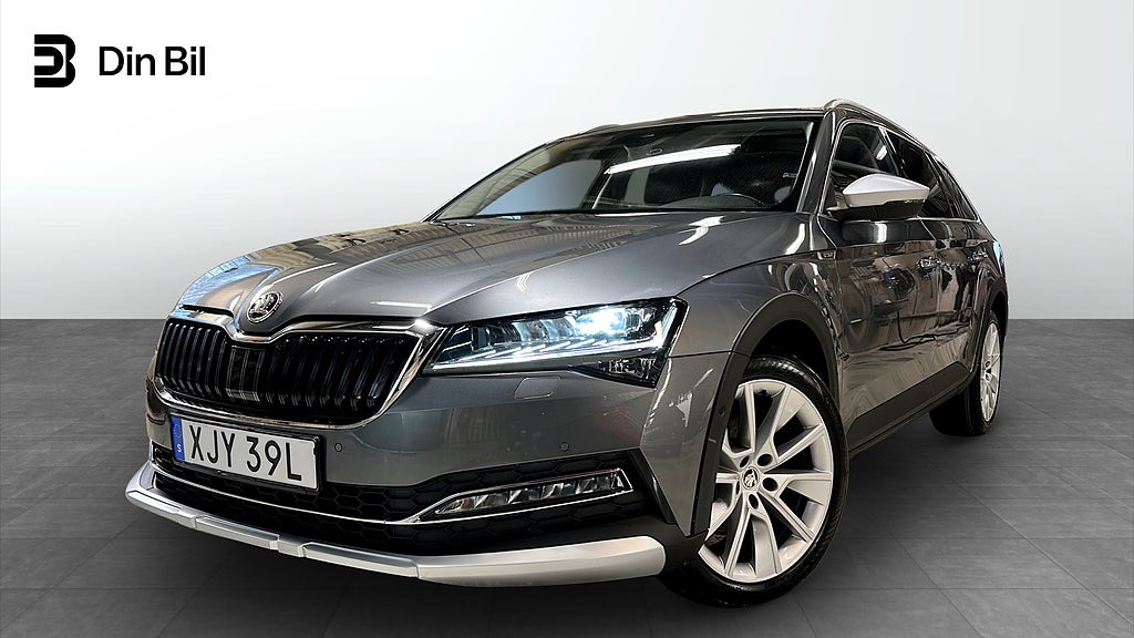 Skoda Superb Combi Scout 2.0 TDI 200hk DSG / Drag&Värmare