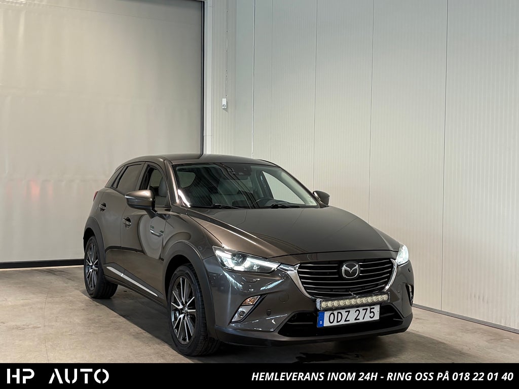 Mazda CX-3 1.5 SKYACTIV-D AWD Motorvärmare HUD BOSE Skinn Adaptiv