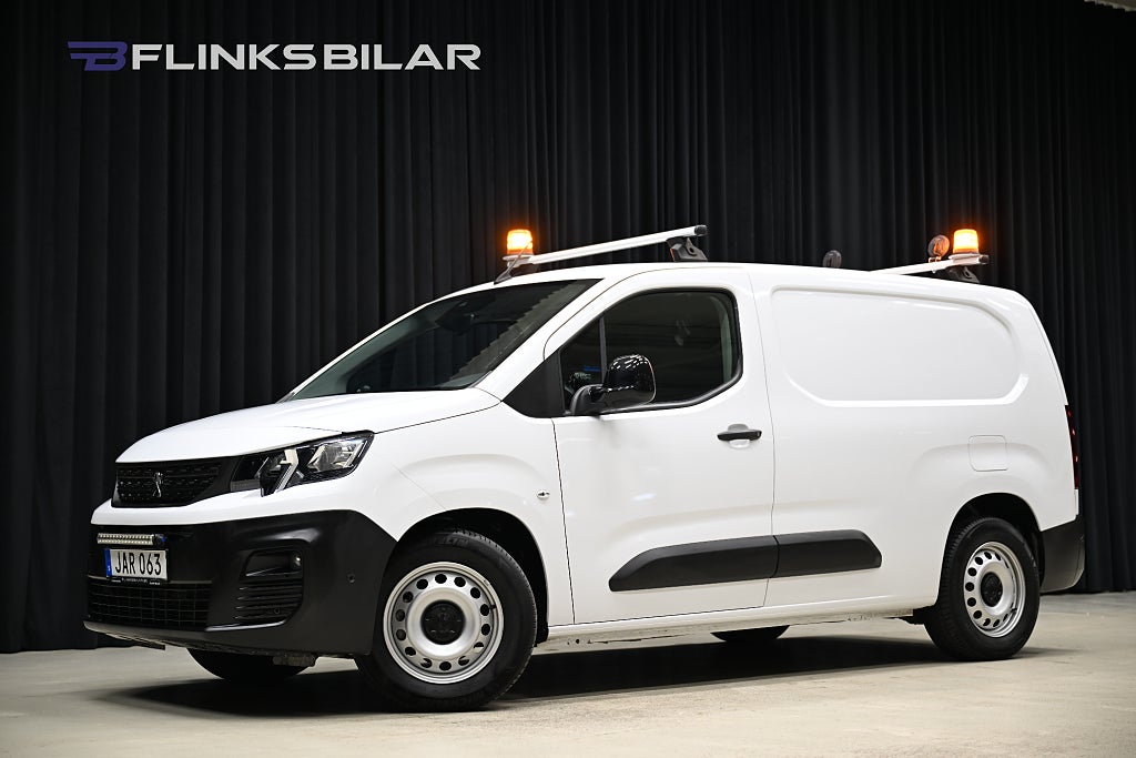 Peugeot e-Partner 136HK 50 kWh L2 Lång|Navi|Lågmil|EnÄgare|Leasbar