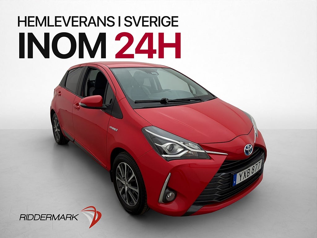 Toyota Yaris e-CVT 101hk Y20 M/K-Värmare Kamera Navi BT