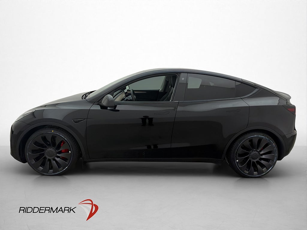 Tesla Model Y Performance AWD Pano Drag Kamera Skinn AP