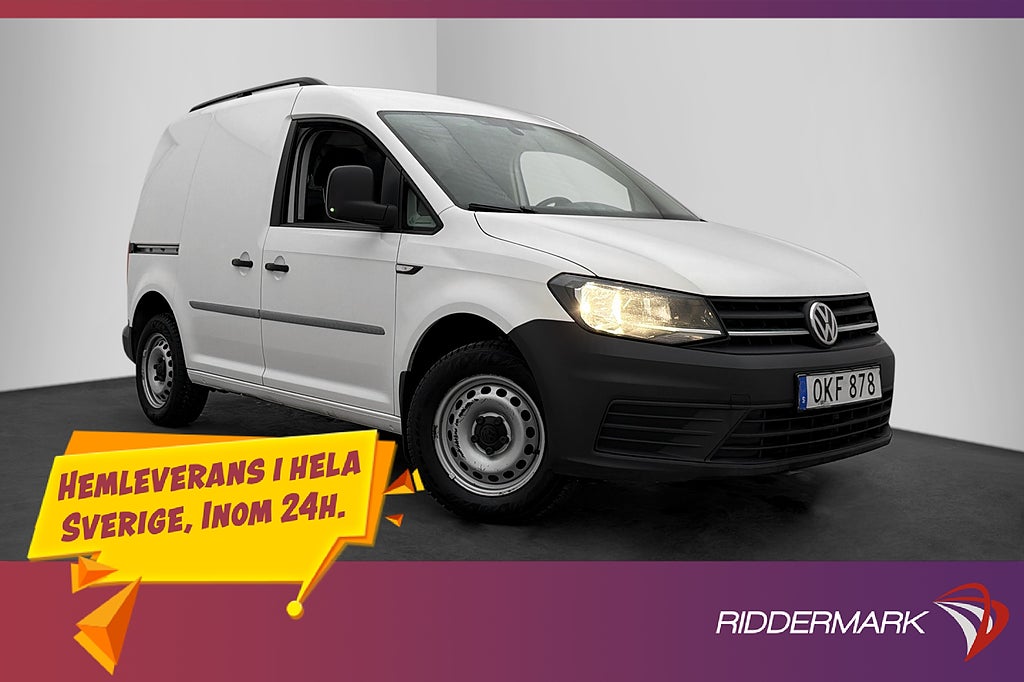 Volkswagen Caddy 2.0TDI Värmare Dragkrok PDC V-Inredd Moms