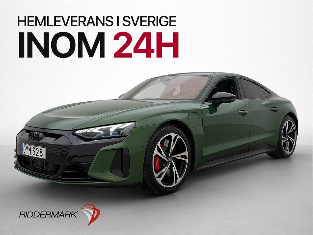 Audi E-Tron GT Q 476hk B&O Pano 3D-Kam HD-Matrix MOMS