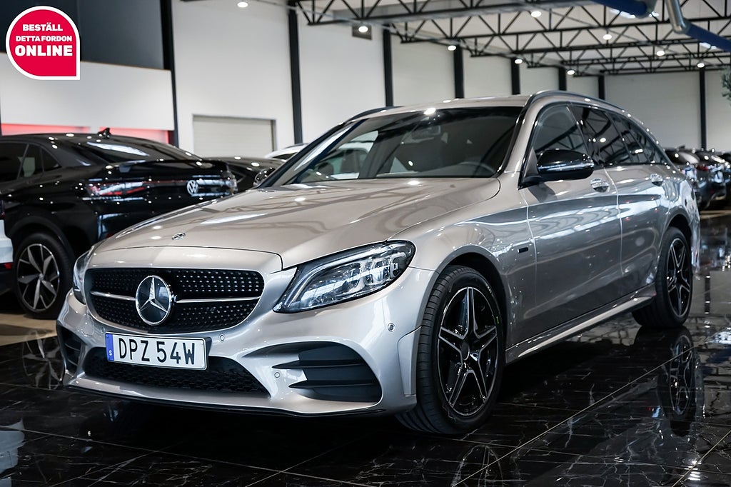 Mercedes-Benz C 300 T de 9G-Tronic Night Edition AMG Dragkrok Kamera 