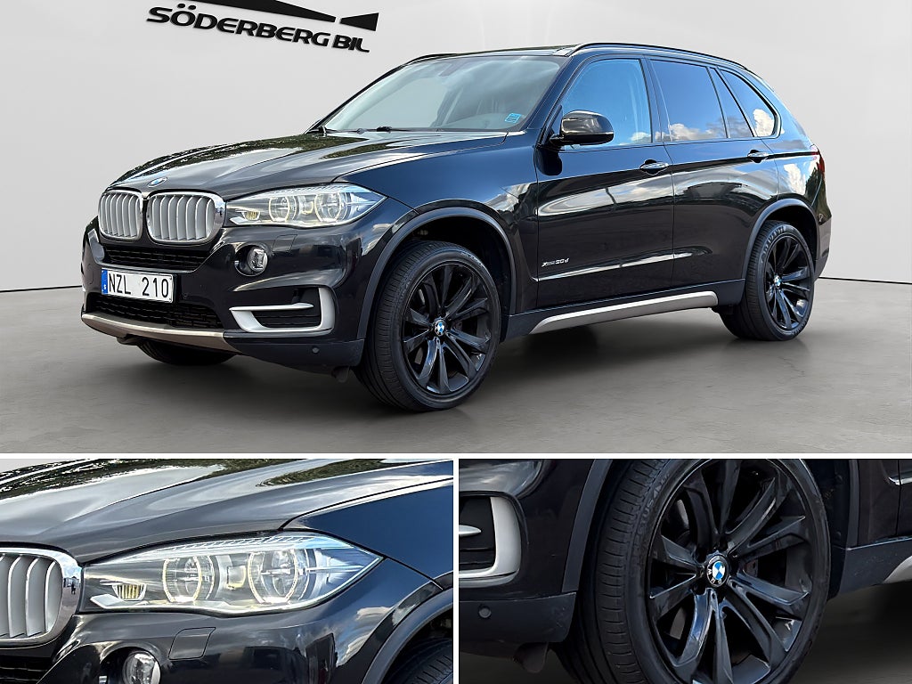 BMW X5 xD30d 258hk 7-Sits, Pano, H&K, Drag, B-kam, HuD *SE UTR