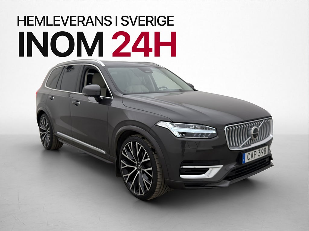 Volvo XC90 T8 AWD 456hk Ultimate 7-Sit B&W Pano Massage MOMS