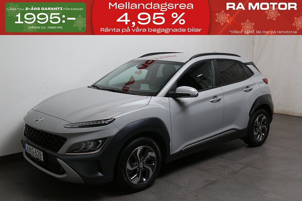 Hyundai Kona Hybrid 1,6 GDi 141hk HEV 6DCT Advanced Motorv