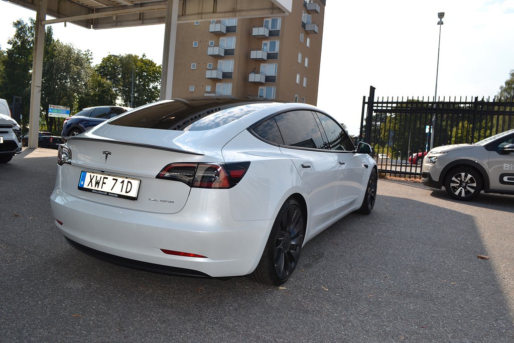 Tesla Model 3 Long Range AWD, 440hk, 2021