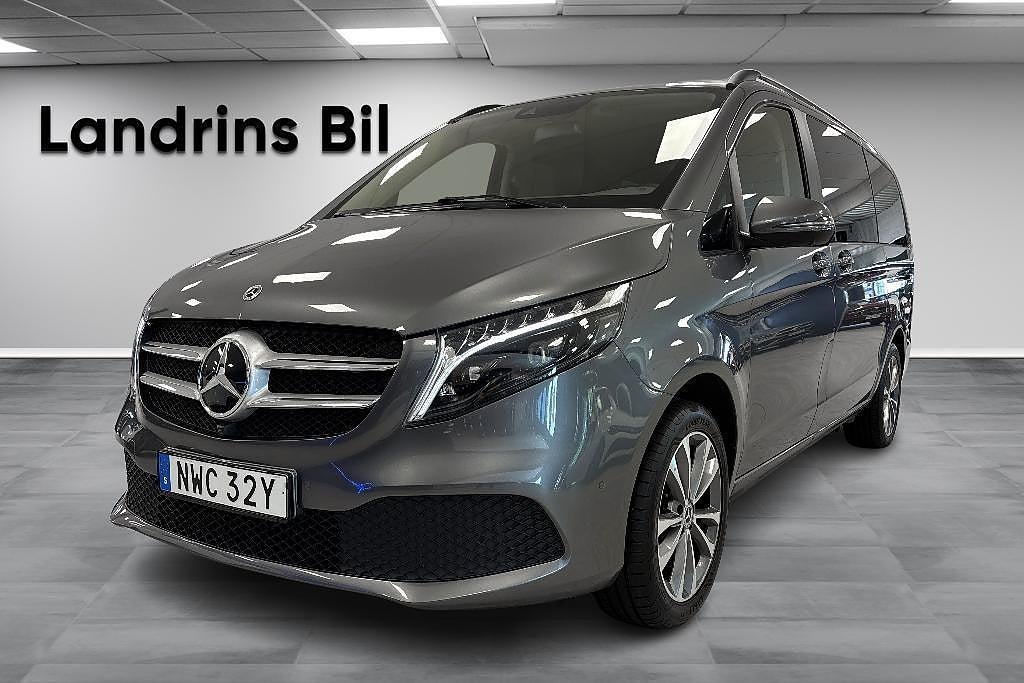 Mercedes-Benz V 300d 4MATIC 7-Sits 360Kamera Värmare Burmester 