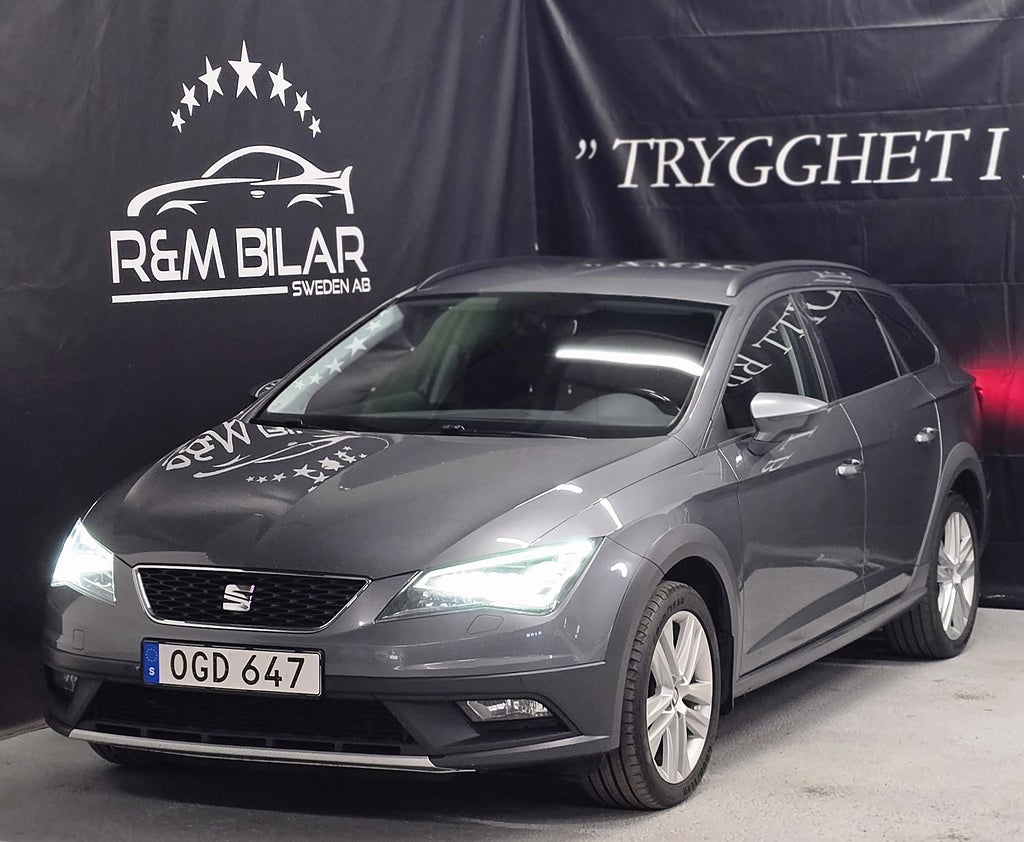 Seat Leon X-Perience, 4WD, 1-ägare, Drag, Värmare, Navi, Carplay