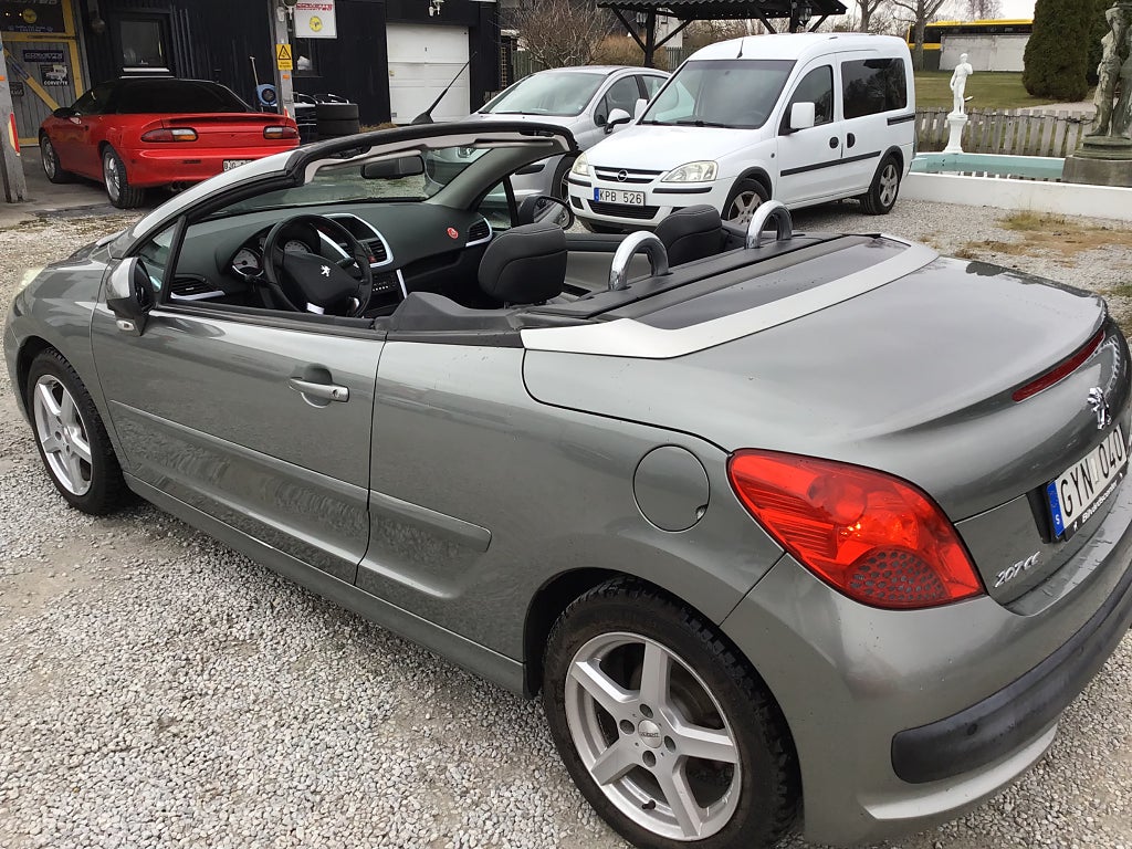 Peugeot 207 CC 1.6 VTi Euro 4  Roland Graoss ,Helskinn Nybesiktad