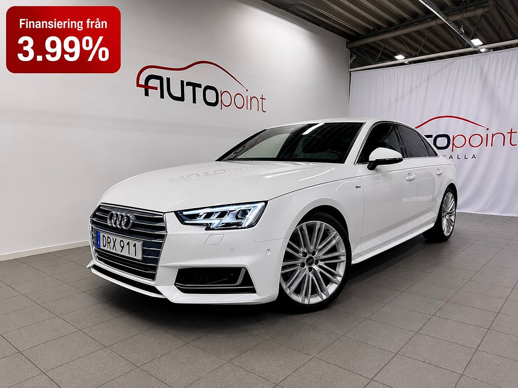 Audi A4 Sedan 2.0 TFSI 190hk S Tronic S Line|Matrix|*SE UTR*