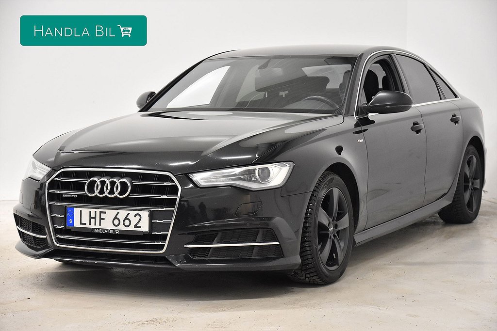 Audi A6 2.0 TDI Quattro Aut S-line Drag Ny-serv SoV-Hjul 190hk