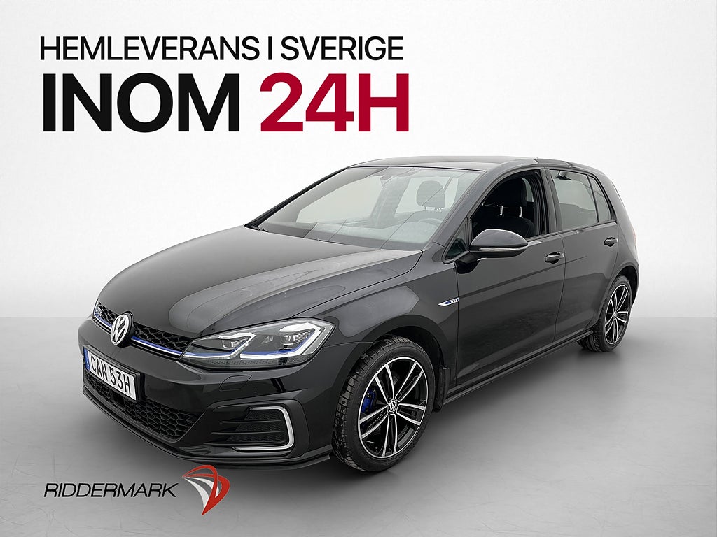 Volkswagen Golf GTE Cockpit Sensorer CarPlay Adapt-Fart