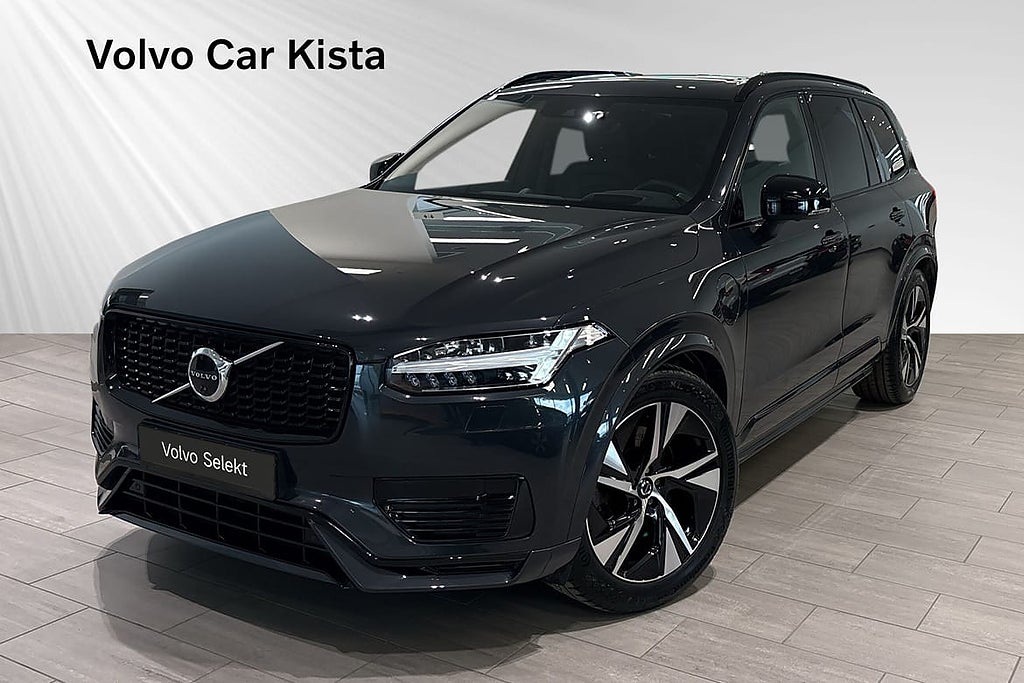 Volvo XC90 7 Säten Recharge T8 R-Des Pro Drag Luftfj B/W