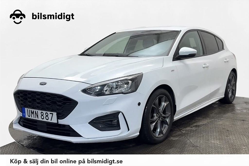 Ford Focus EcoBoost ST-Line Nav Kamera Rattvärme Motorvärmare MOMS