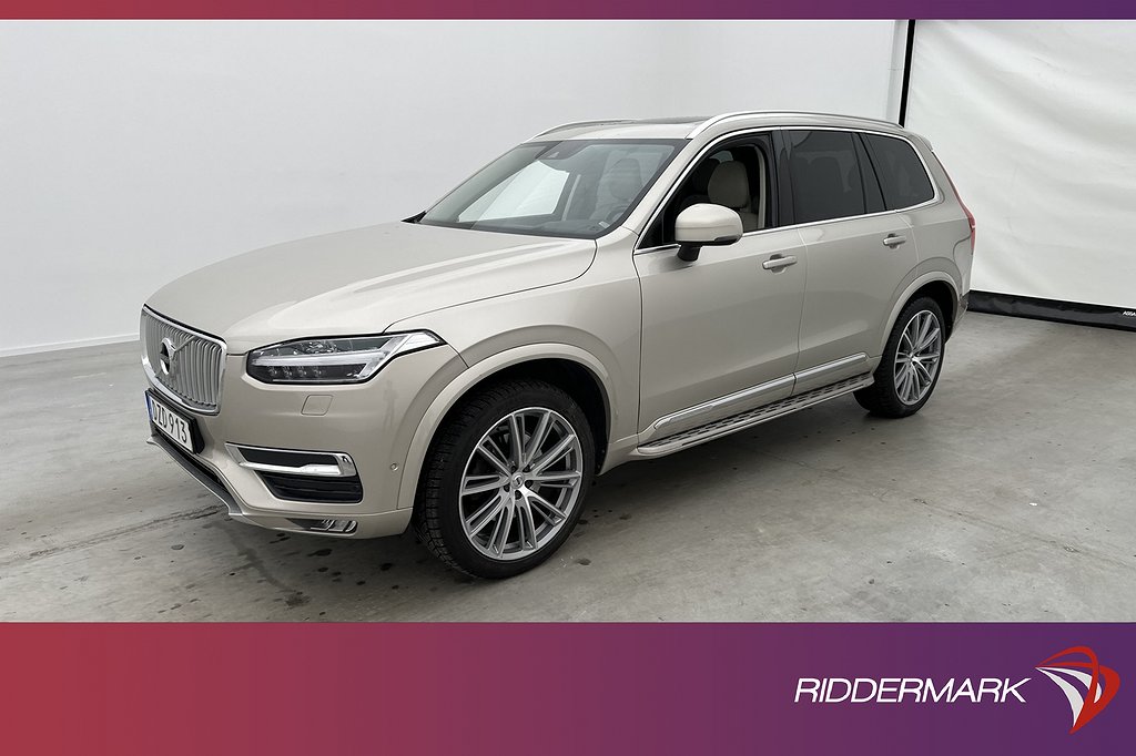 Volvo XC90 D5 AWD 225hk Inscription 7-sits Pano HUD VOC Drag