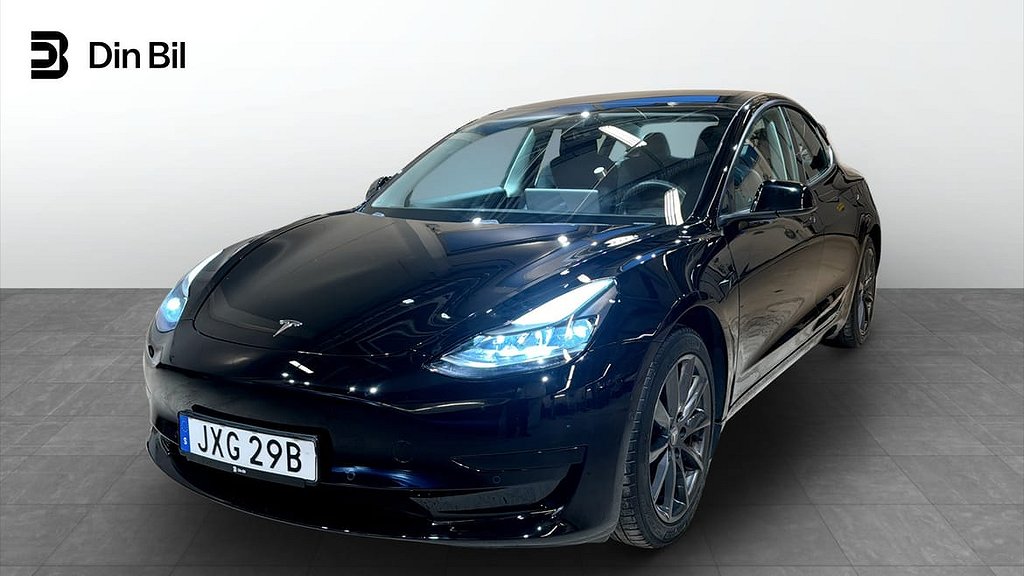 Tesla Model 3 Standard Range Plus Drag Panorama Läder