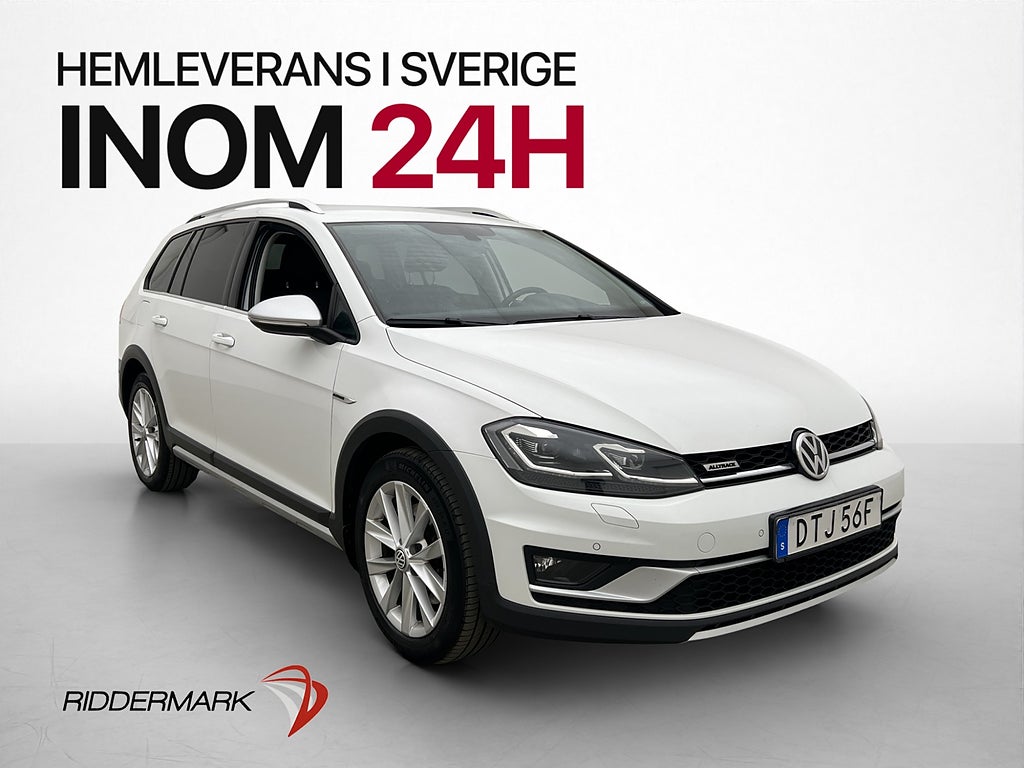 Volkswagen Golf Alltrack 4Motion 184hk Kamera Drag CarPlay