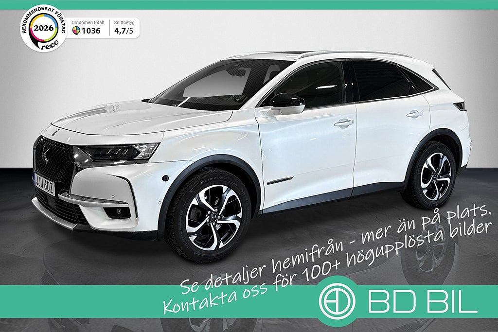 DS 7 Crossback 1.6 THP MASSAGESTOLAR VÄRMARE PANORAMA FOCAL DRAG