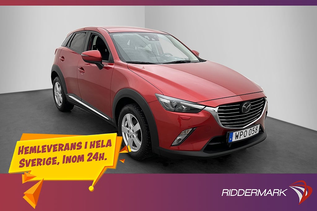 Mazda CX-3 2.0 SKYACTIV-G 150hk AWD BOSE Skinn HUD Kamera