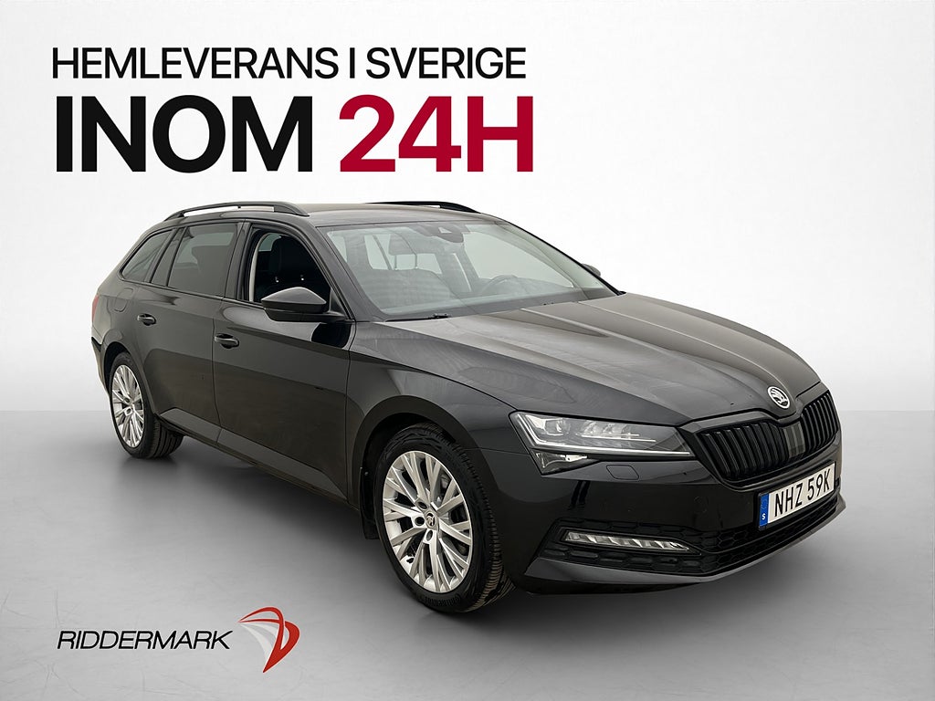 Skoda Superb 200hk 4x4 Business Cockpit Värmare Kamera Drag