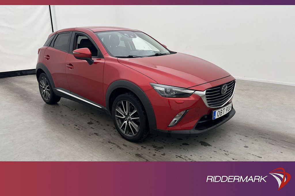 Mazda CX-3 2.0 AWD 150hk Optimum BOSE Skinn Värm Kamera Navi