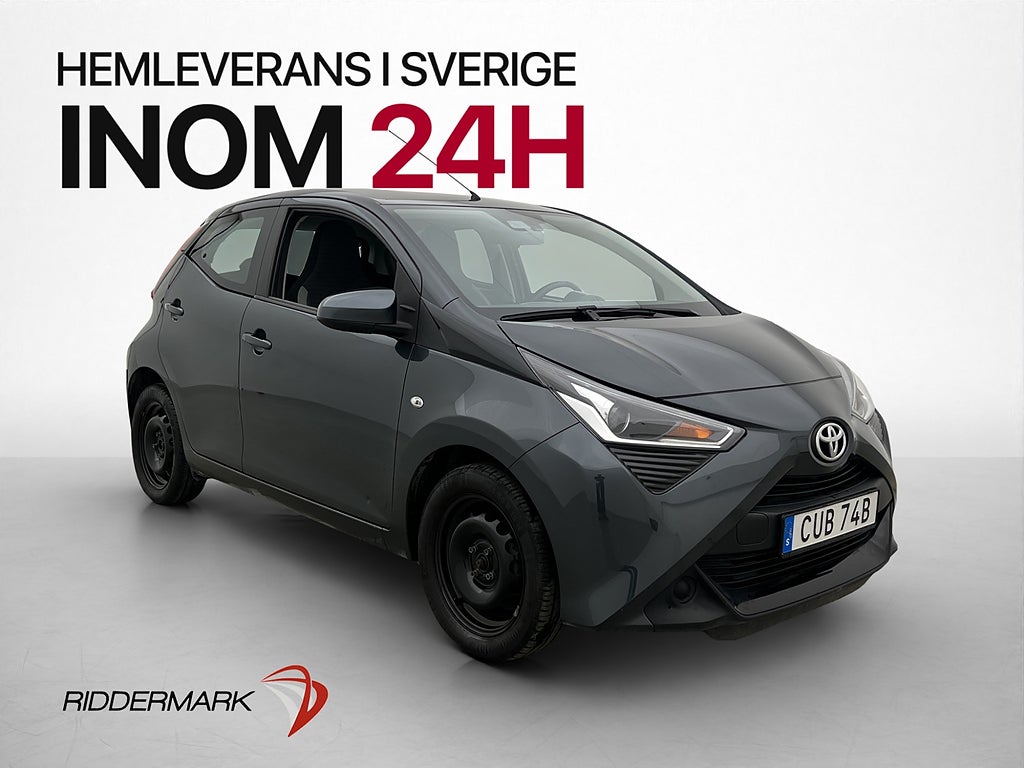 Toyota Aygo 1.0 VVT-i 72hk X-PLAY Kamera Farthållare 0.41l/m