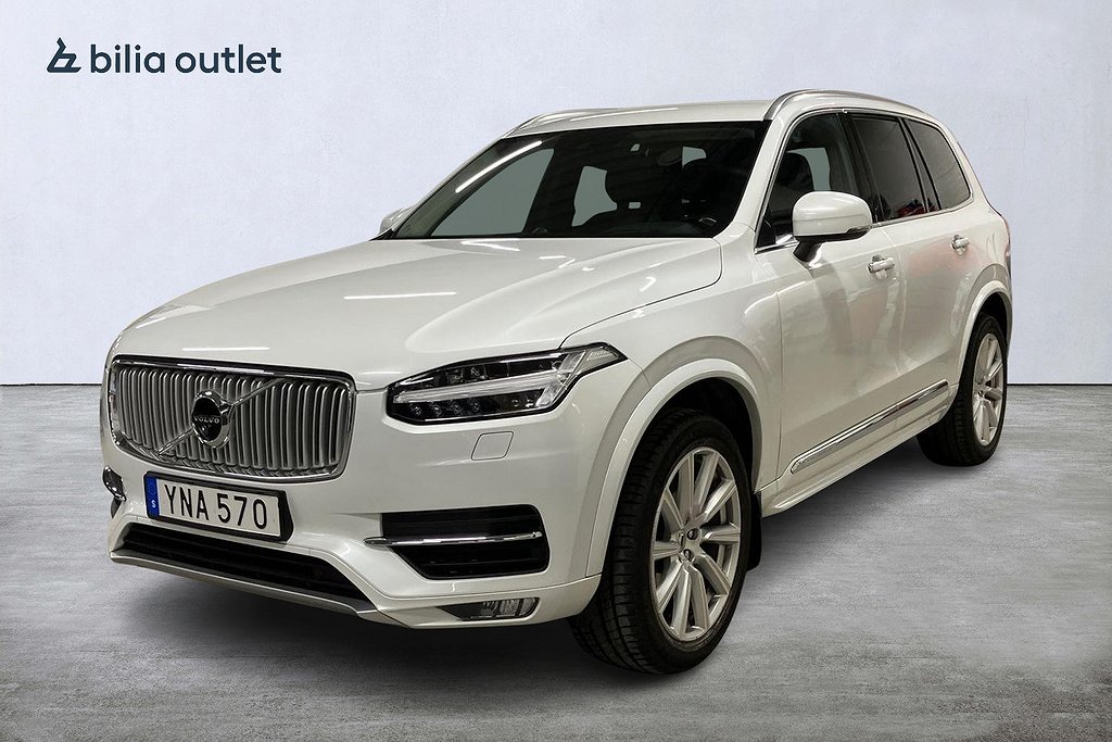 Volvo XC90 D5 AWD Inscription 7 sits B&W Drag Carplay BLIS 