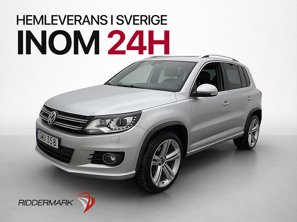 Volkswagen Tiguan 2.0 TDI 184hk 4M R-Line Pano D-Värm Skinn