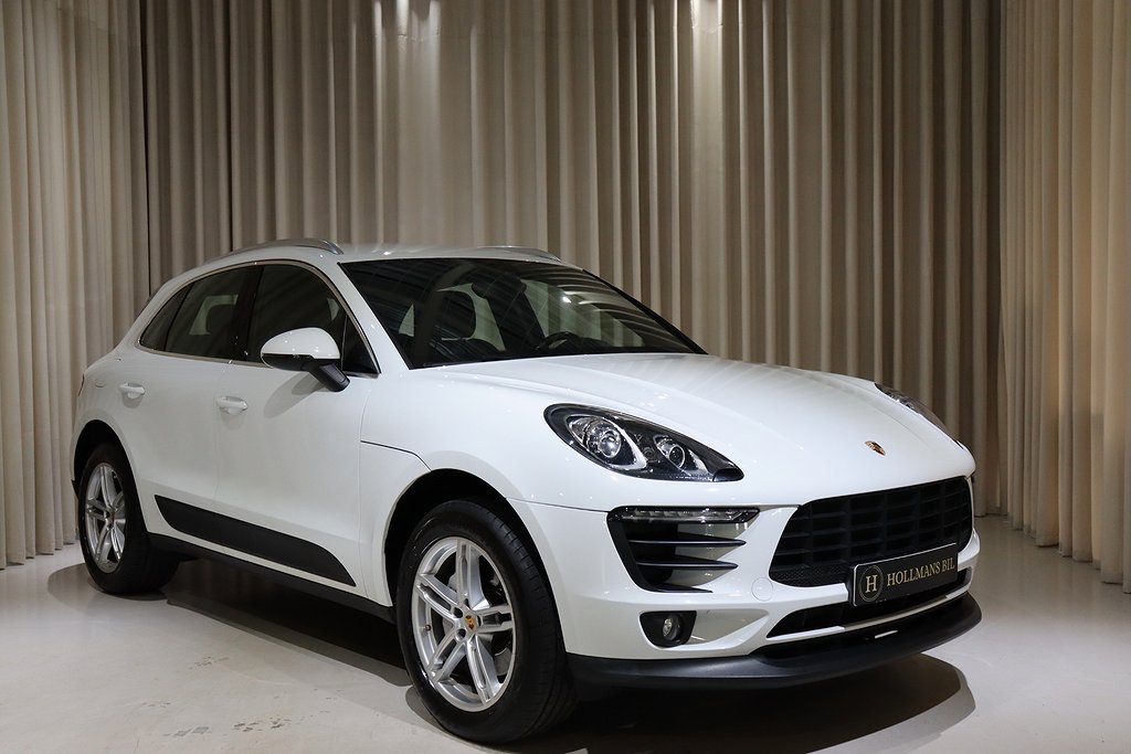 Porsche Macan S Diesel PDK 258HK Navi Drag V-Hjul Sv-Såld