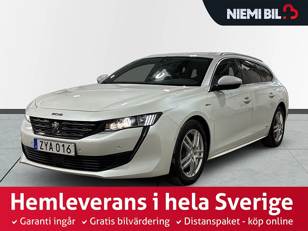 Peugeot 508 SW Hybrid EAT Kamera Psens Farthållare BT S&V-däck 