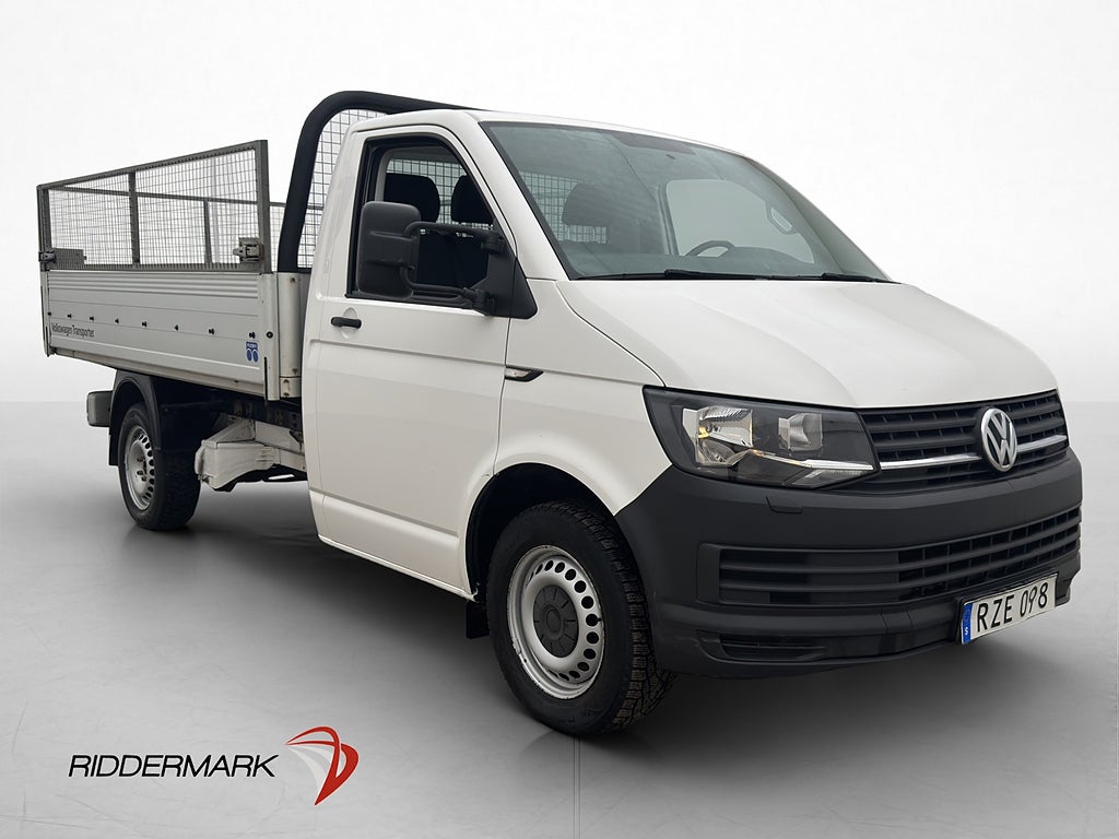 Volkswagen Transporter TIPPFLAK Värmare Dragkrok 3-Sits Moms