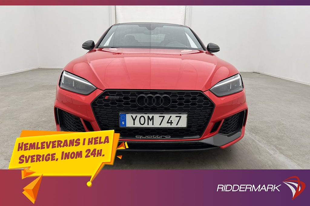 Audi RS5 Coupé Q 450hk Keramiska B&O HUD Kolfiber-Paket