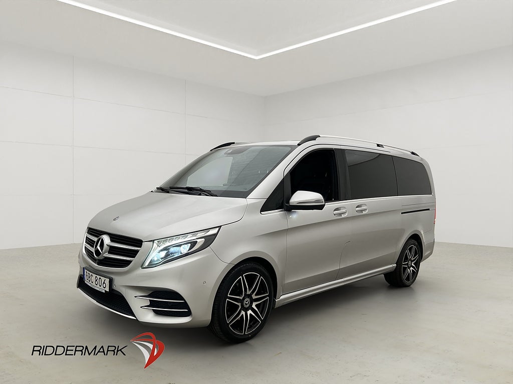 Mercedes-Benz V 250d AMG 7-Sits Värm Drag Ambient Skinn 360°