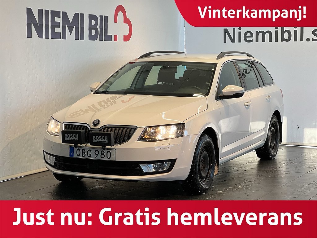 Skoda Octavia Kombi 1.6 TDI 4x4 Euro 6 110hk Drag/P-sens/MoK