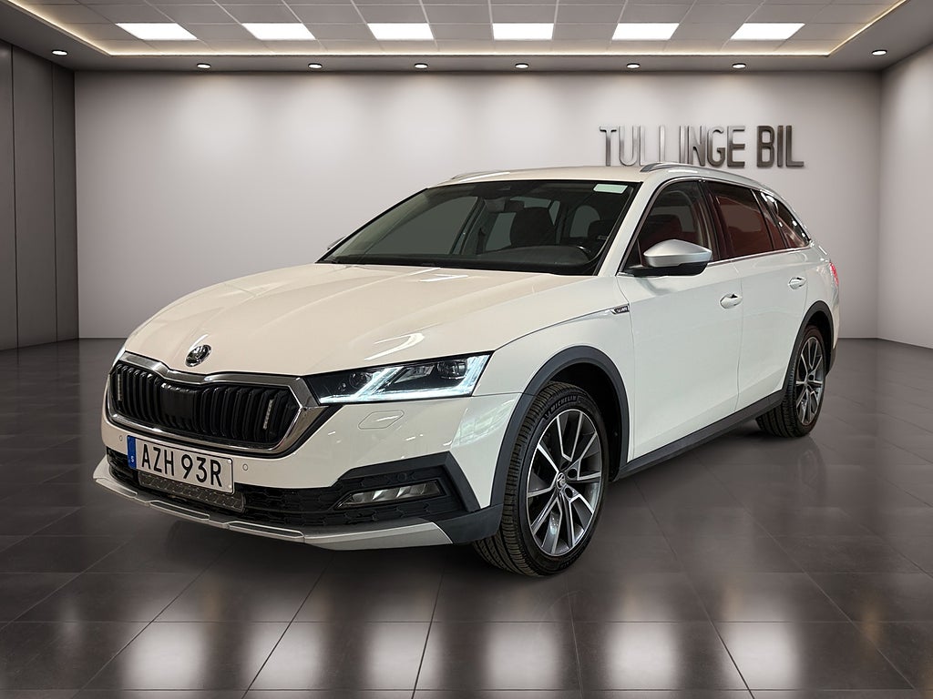 Skoda Octavia Scout 2.0 TDI 4x4 150HK DSG Cockpit Dragkrok Värmare MOMS