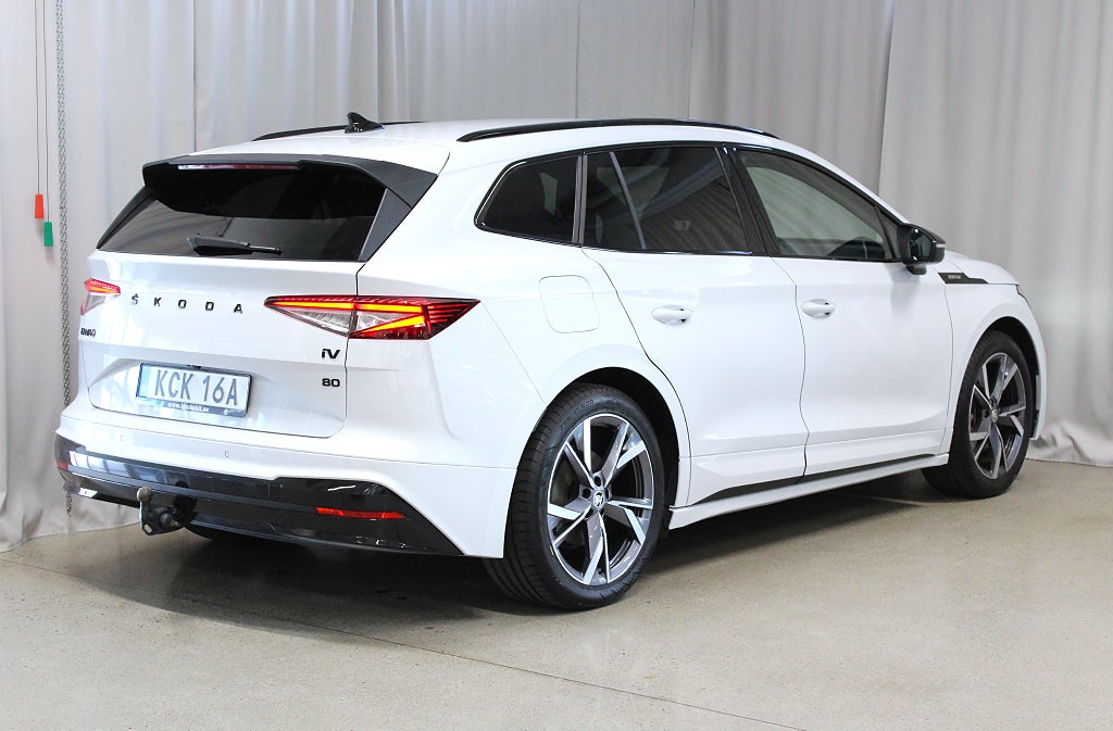 Skoda Enyaq iV 80 Sportline, Drag, S&V-hjul, SoH 96.2%