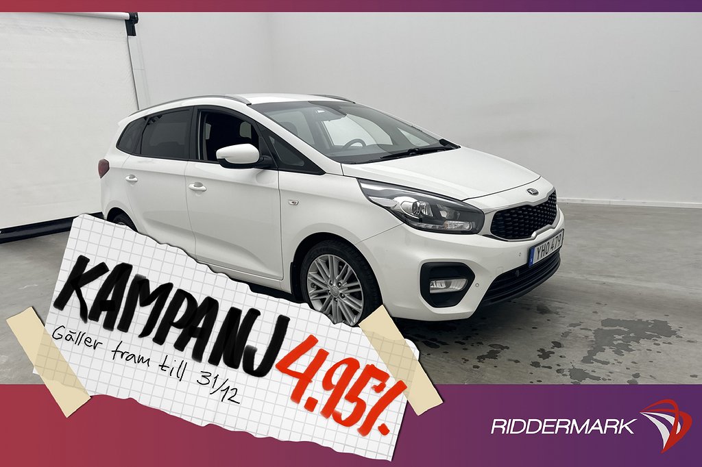 Kia Carens 1.7 115hk Advance 7-Sits Kamera Navi 4,95% Ränta