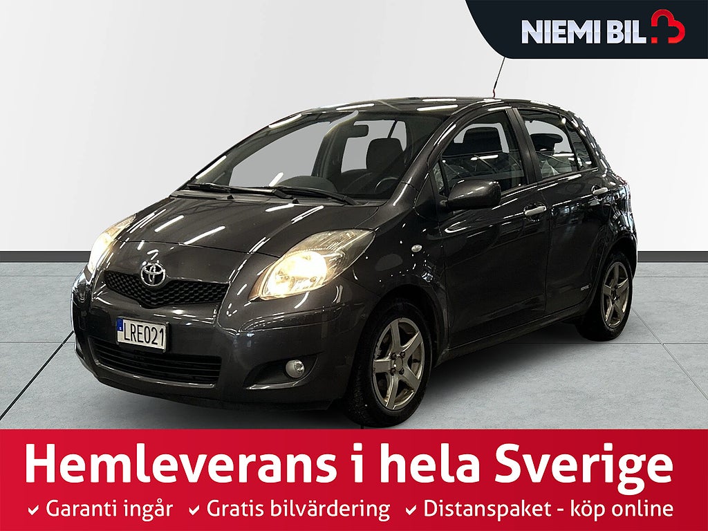 Toyota Yaris 5-dörrar 1.33 Dual VVT-i Kamkedja/S&V-hjul/AC/AUX