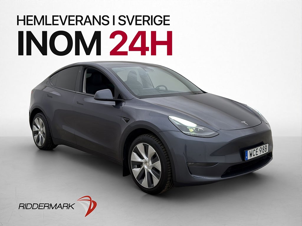 Tesla Model Y Long Range AWD Dragkrok AP Pano Svensksåld