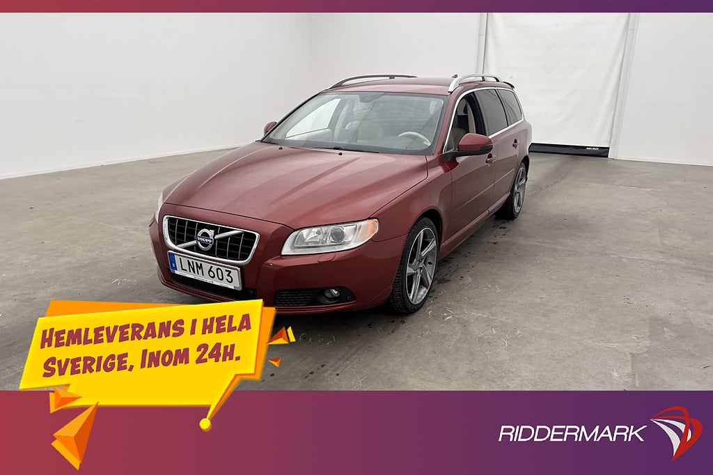 Volvo V70 T6 AWD 304hk Summum Kamera Skinn Dragkrok