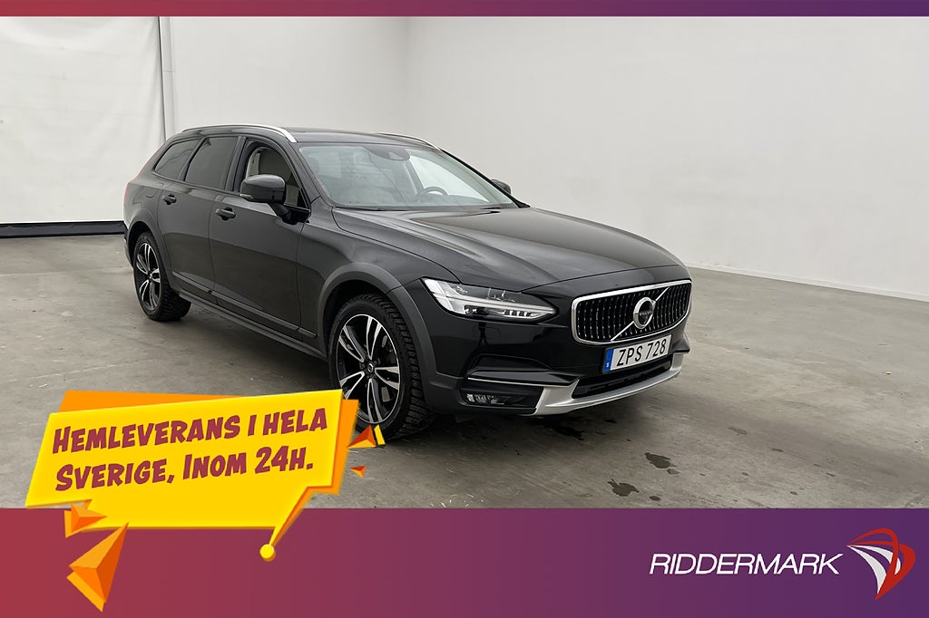 Volvo V90 Cross Country D4 190hk AWD Skinn Värmare Pano HUD
