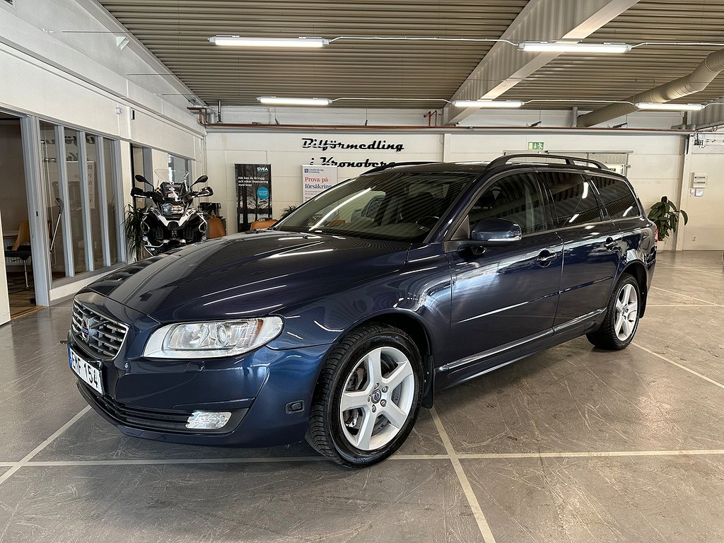 Volvo V70 T4F Powershift Kinetic Fd. Polisbil Dragkrok 