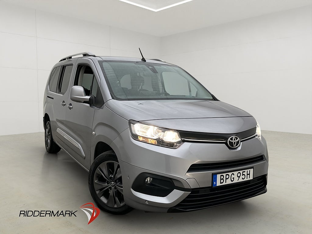 Toyota Proace City Verso 130hk Lång 7-Sit HUD Kamera CARPLAY