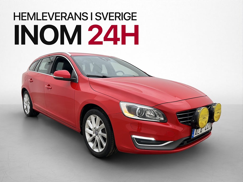 Volvo V60 D4 AWD Summum Värmare Drag Läder Sensorer Keyless