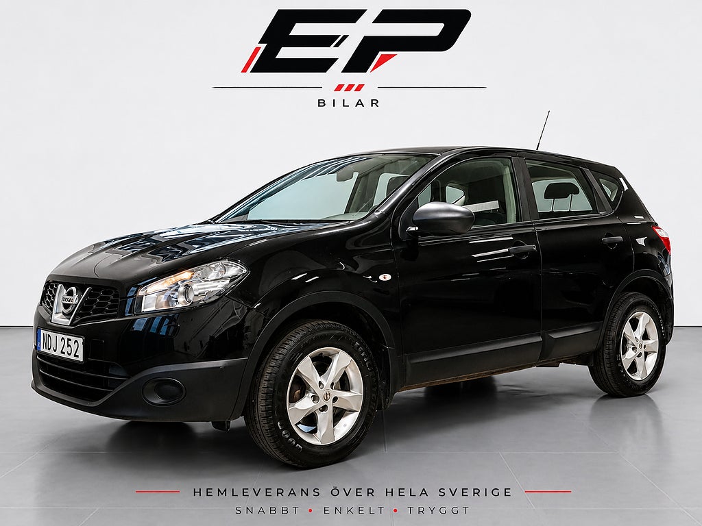 Nissan Qashqai 1.6 Euro 5|Farthållare|Bluetooth|Nyservad|0%Ränta