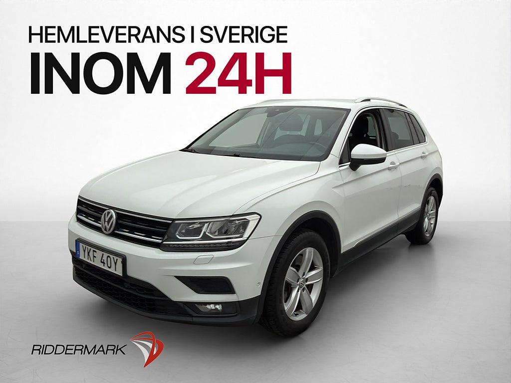 Volkswagen Tiguan TSI 4Motion 190hk Dragkrok Värmare Kamera