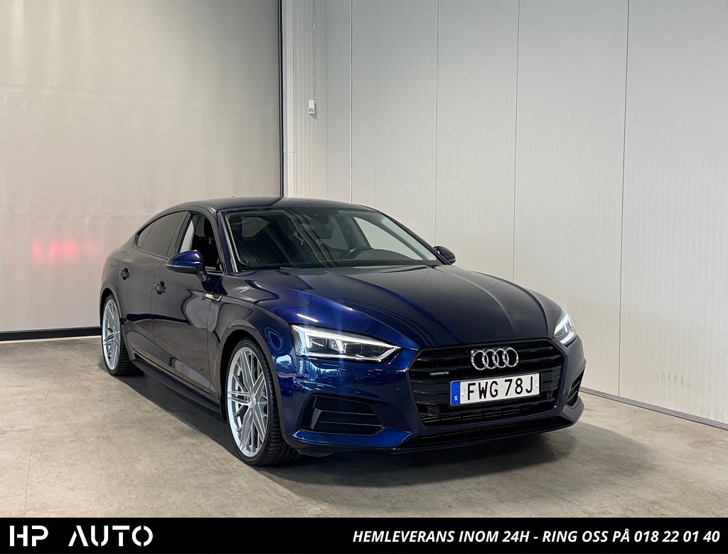 Audi A5 Sportback 45 TFSI Q Alpine Editon Drag Värmare Skinn