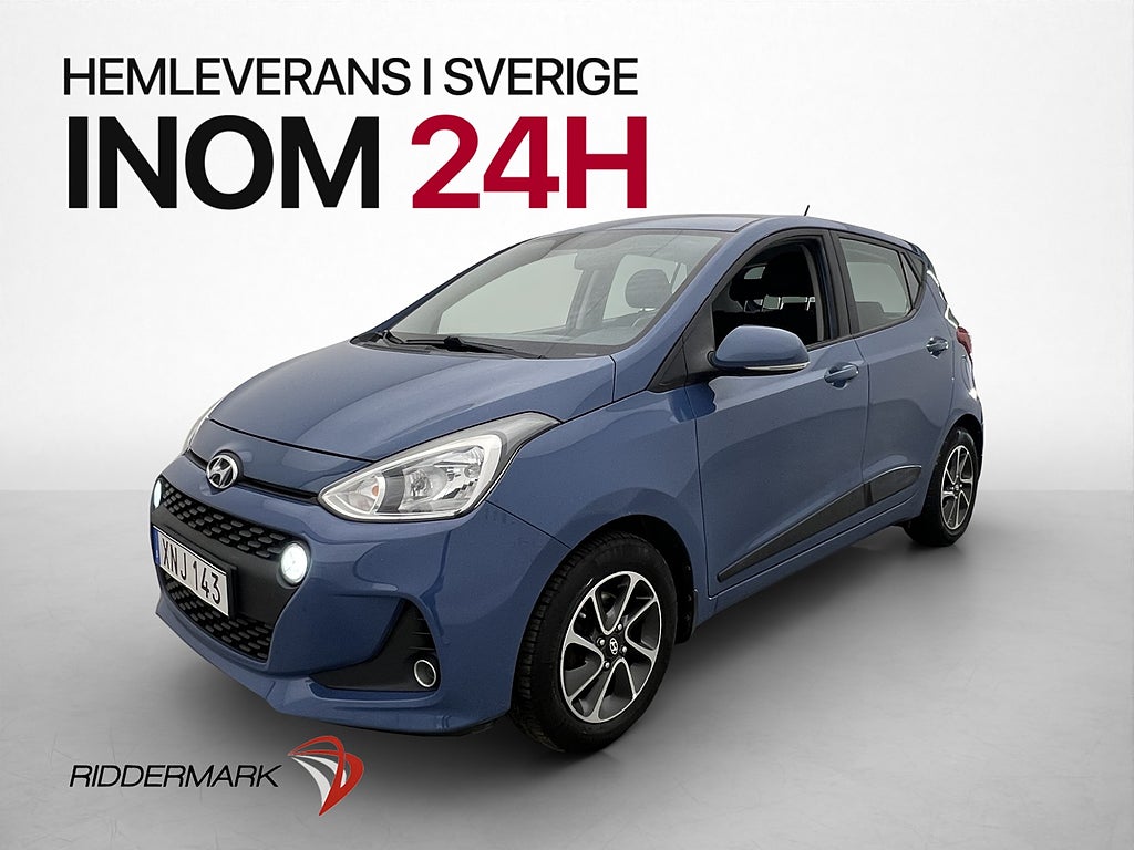 Hyundai i10 1.0 Blue 67hk Comfort AC Rattvärme 866kr Skatt